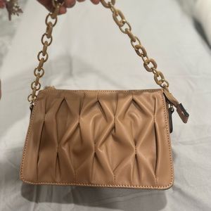 Beige handbag